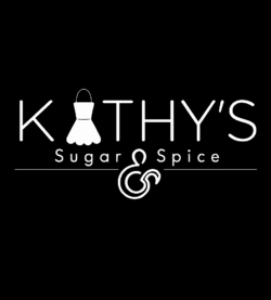 Kathy’s Sugar and Spice logo in black and white